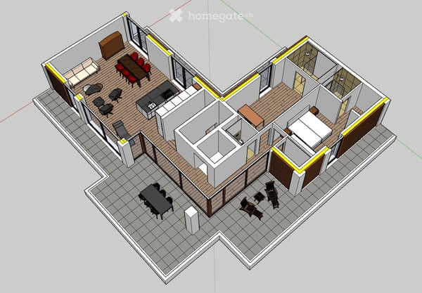 Exklusive Neubau-Attikawohnung im Neubadquartier 17