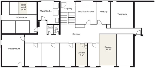 Appartement spacieux avec vue et balcon à Zollikon – Im Walder 30 14