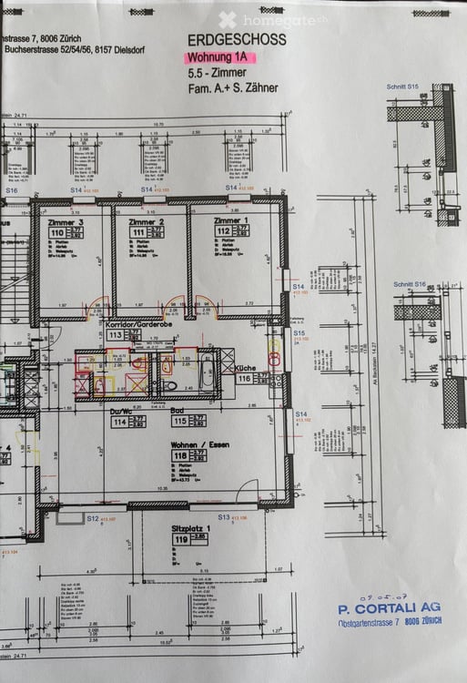Helle Parterre Wohnung in Dielsdorf 10