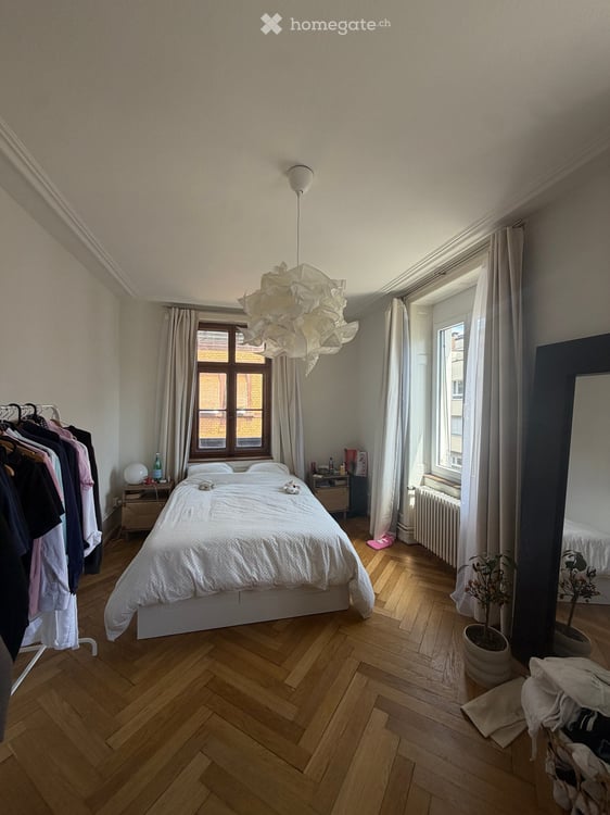 Helle 1.5-Zimmer-Wohnung mit Balkon an der Klybeckstrasse in Basel 2