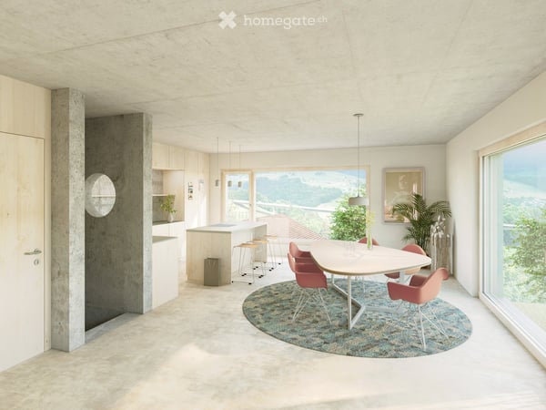 4 maisons en rangée avec terrasse, jardin et vue 4