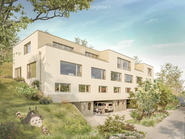 4 maisons en rangée avec terrasse, jardin et vue 2