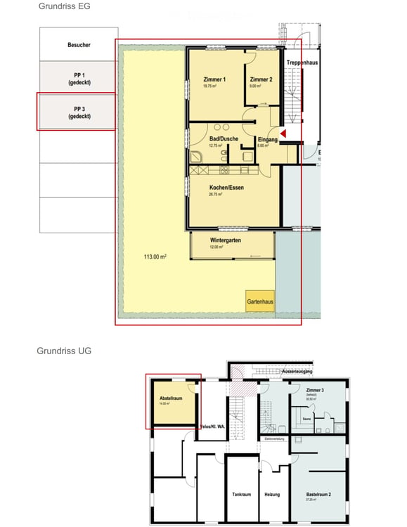 Attraktive 3.5-Zimmer-Gartenwohnung mit Wintergarten 17