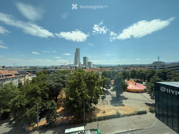 Moderne 1.5-Zimmer-Wohnung mit Stadtblick im Neubau – Basel Rosentalstrasse 2
