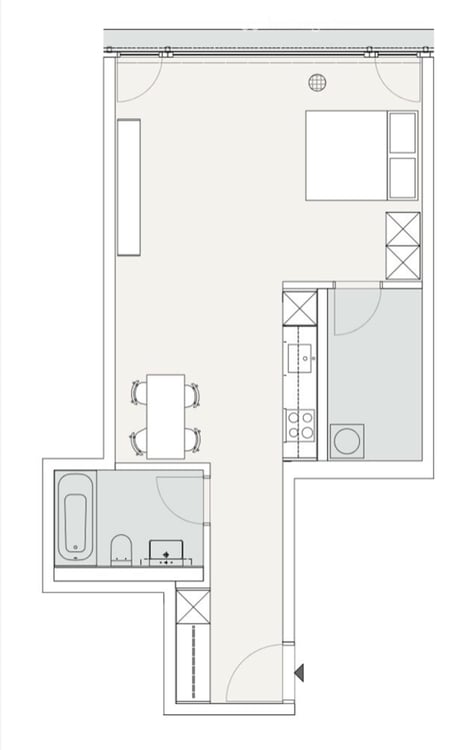 Moderne 1.5-Zimmer-Wohnung mit Stadtblick im Neubau – Basel Rosentalstrasse 11
