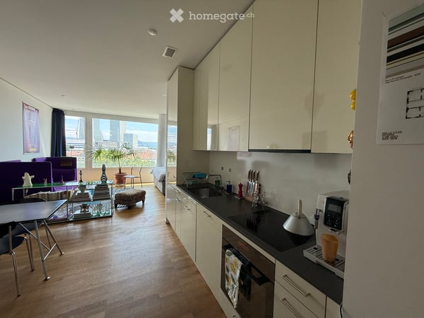 Moderne 1.5-Zimmer-Wohnung mit Stadtblick im Neubau – Basel Rosentalstrasse 6