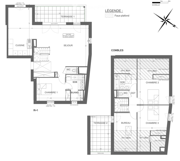 Duplex 5 pièces neuf avec 2 terrasses - proche Genève (Mon Idée) 2