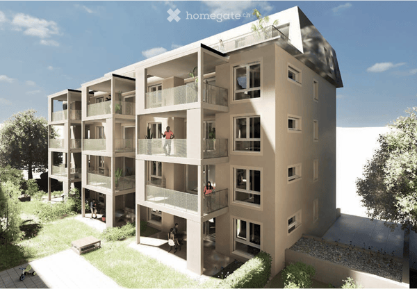 Erstbezug im Eigentumsstandard: Exklusive 3.5-Zimmer-Neubauwohnung in Langnau b. Reiden