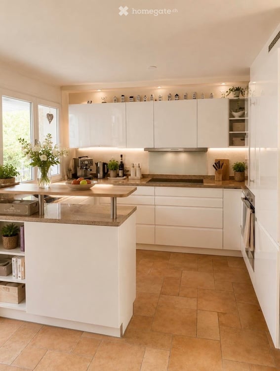 Charmante 3.5-Zimmer-Maisonettewohnung mit zwei Sitzplätzen und Terrasse in Ebmatingen 1
