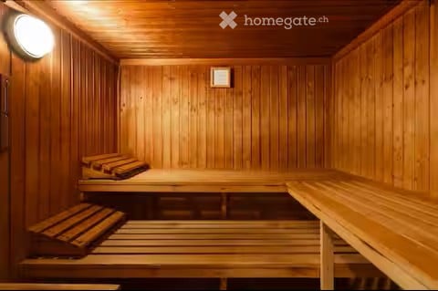 Studio avec vue panoramique sur les montagnes à Crans avec piscine et sauna 9
