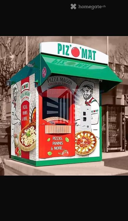 4 distributeurs automatiques de pizzas à vendre lausanne
