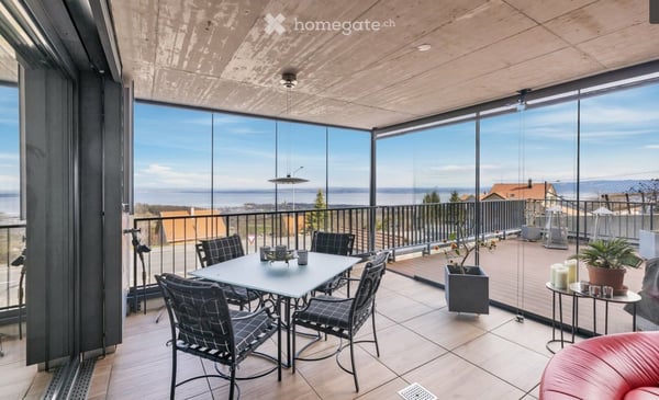 Luxuriöser Seeblick - Moderne 3-Zimmer-Terrassenwohnung mit Aussicht in Wolfhalden 3