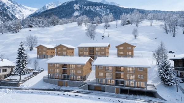 Neubau Einfamilienhäuser & Eigentumswohnungen mit Bergsicht in Grengiols (Wallis) 7