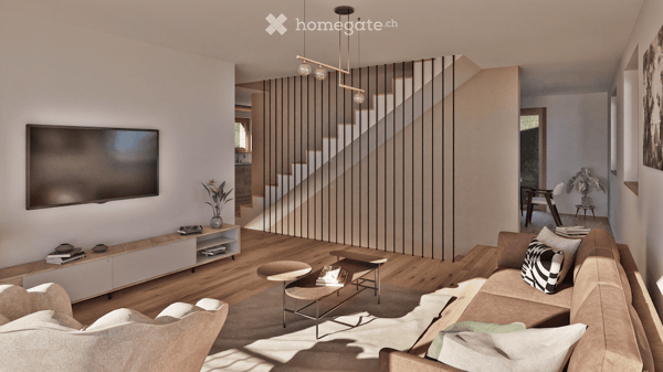 Neubau Einfamilienhäuser & Eigentumswohnungen mit Bergsicht in Grengiols (Wallis) 5