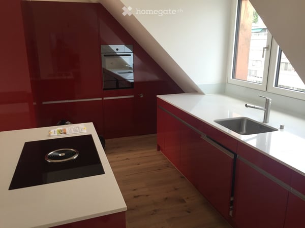 Moderne 2.5-Zimmer-Dachwohnung mit Bergblick an der Brünigstrasse in Luzern 8