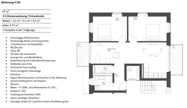 Moderne 3.5-Zimmer-Neubauwohnung - Erstwohnsitz 3