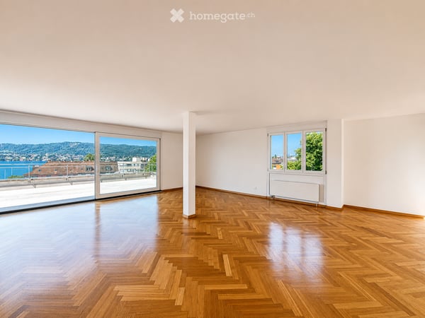 Exklusive 4.5-Zimmer-Attikawohnung mit Seesicht pur – 3 Terrassen und 131.4 m² Wohlfühlräume ❤️ 5