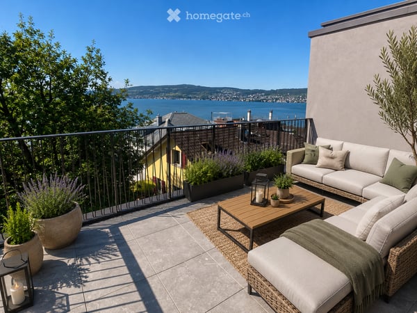 Neubau/Erstvermietung, Traumhafte Attikawohnung mit Seepanorama am Zürichsee 6
