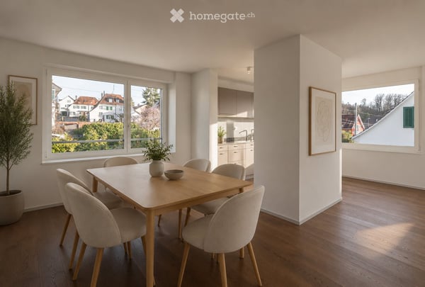 Helle, moderne 3.5-Zimmer-Wohnung mit gedecktem Balkon und Sicht ins Grüne 5