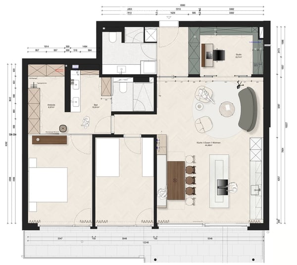 Moderne 3.5 Zimmer-Wohnung in Meilen – Neubau mit Weitblick 12
