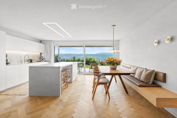 Moderne 3.5 Zimmer-Wohnung in Meilen – Neubau mit Weitblick