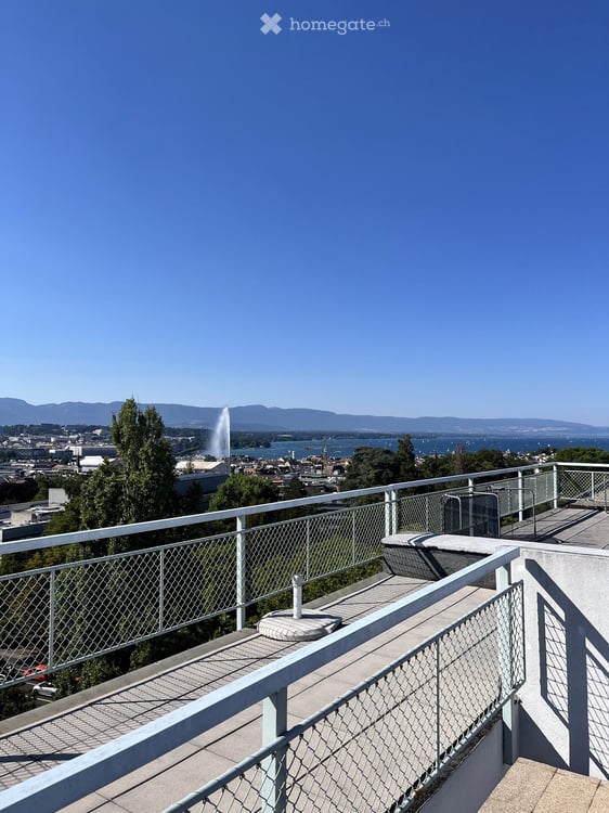 Spacious 5.5-Room Apartment with Stunning Views in Geneva's Prestigious 1208 11