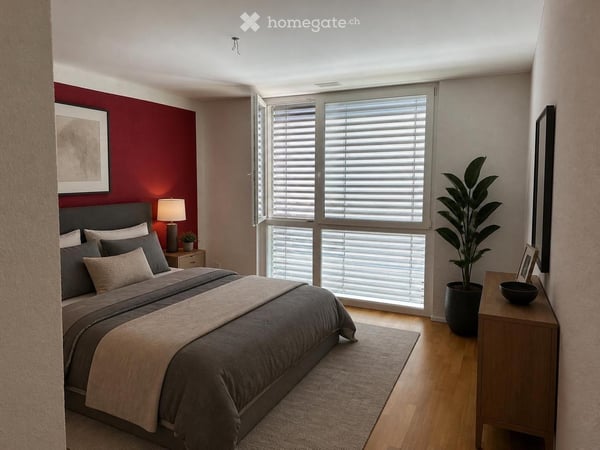 Wunderschöne, attraktive 4.5-Zimmer-Dachwohnung mit toller Aussicht in Biel-Benken BL 5