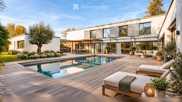 Spacieuse villa de 10 pièces à louer à Hermance 5