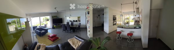 Terrassenwohnung mit Pool in einer 6-Partei Eigentumswohnanlage mit 180° See und Bergsicht in Gerra 5