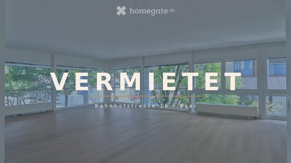 Klimatisierte eigene Etage 148 m² · Bahnhof Baar · zwei Zugänge · frisch renoviert