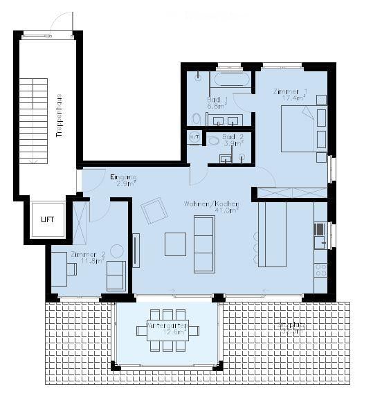 Moderne Wohnung mit eingezäuntem grossen Garten (Hund erlaubt) 16