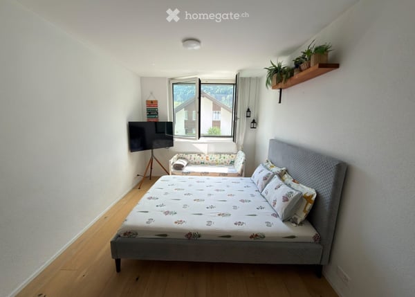 Moderne 3.5-Zimmer-Gartenwohnung mit Bürgenstock- und Talsichtt in Obbürgen Nidwalden 3