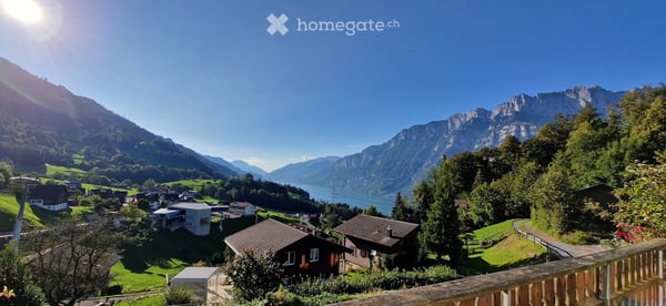 Romantica: Serviced Swiss Mountain Home with panoramic Walensee & Churfirsten views