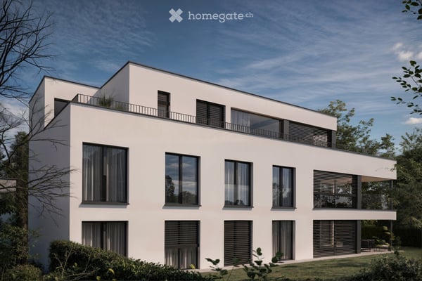 Moderne 5.5-Zimmer-Neubauwohnung mit Balkon und schöner Aussicht in Ettingen 1