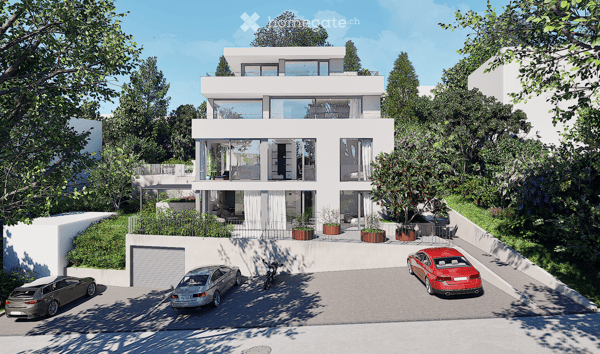 Moderne 4.5-Zimmer-LOUNGE-Neubauwohnung mit 2 Einstellhallenplätzen und Privatsphäre 6
