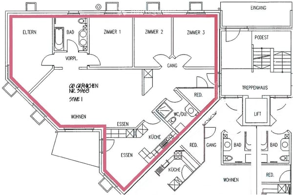 Ruhige 5.5-Zimmerwohnung in Gränichen (AG) mit viel Grün und Komfort 24