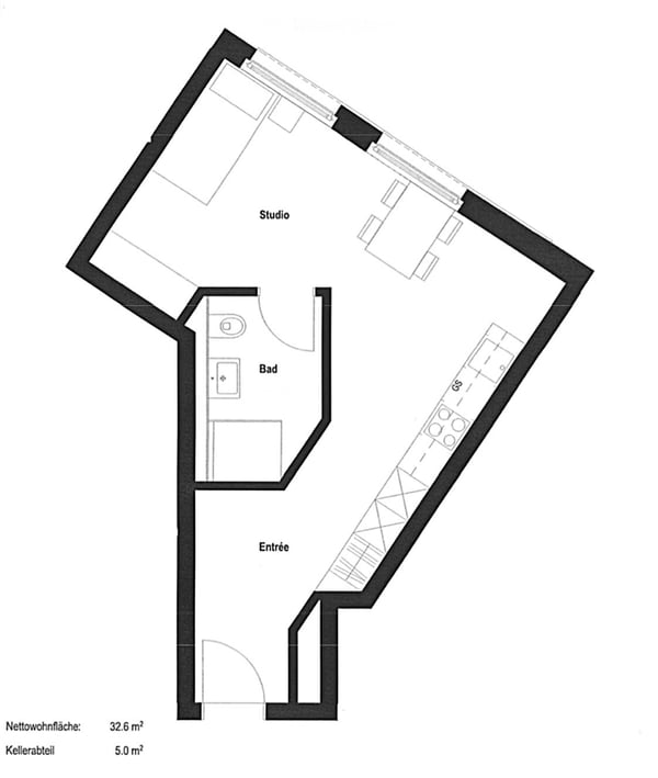 Moderne 3.5-Zimmer-Wohnung mit spitzen Lage 7