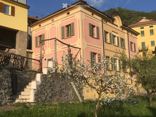 Affascinante casa storica in affitto a Bruzella – 9 locali con vista e charme ticinese