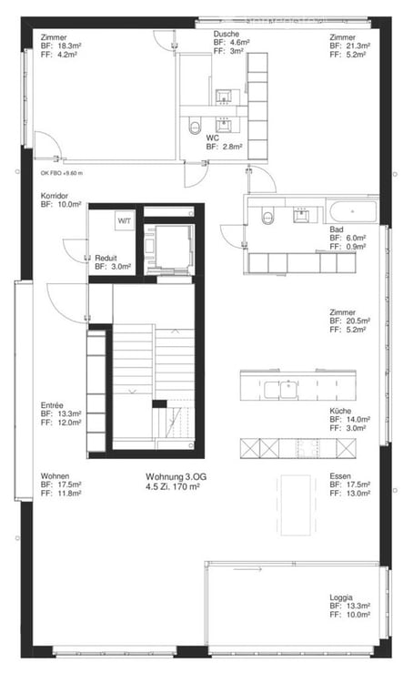 Geräumige, schöne und moderne 4,5-Zimmer-Wohnung im pulsierenden 6. Bezirk von Zürich 10