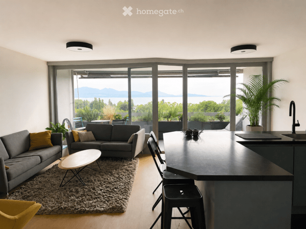 Magnifique appartement 3.5P - Vue panoramique sur le lac – Parking couvert – Lausanne Bois-de-Vaux 2