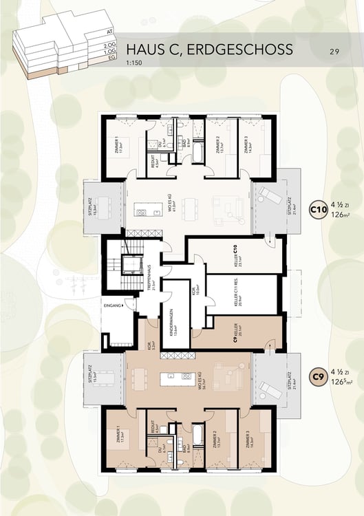 Moderne grosszügige Gartenwohnun in Hombrechtikon 7