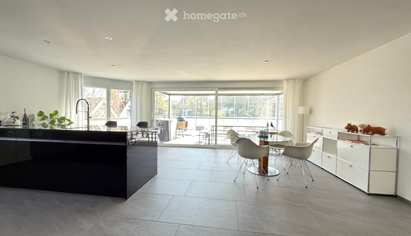 Moderne 4.5-Zimmer-Attikawohnung mit spektakulärer Sonnenterrasse und Weitsicht an bester Wohnlage