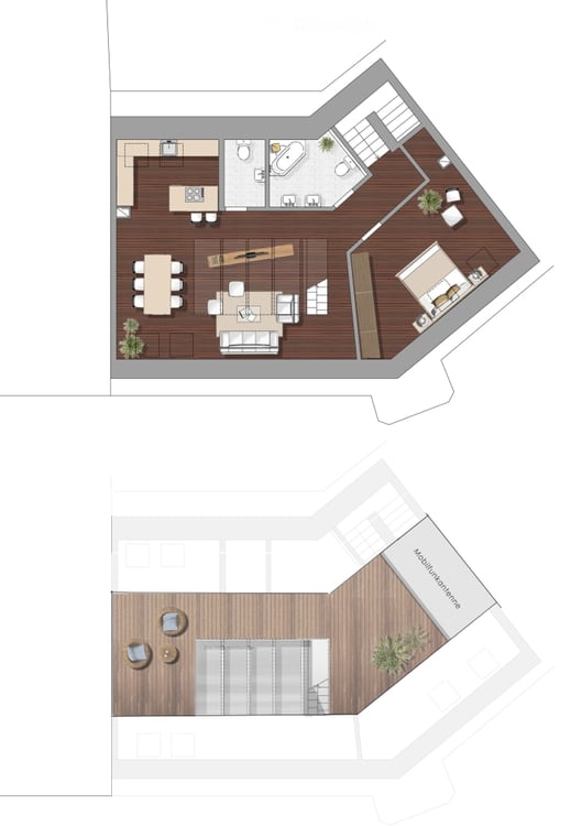 Voll Möblierte Attikawohnung mit Dachterrasse ab sofort frei ... 4