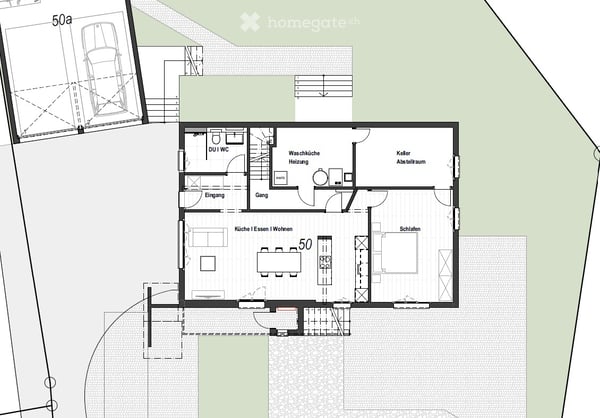 Wohlfühloase im Grünen: Stilvoller Erstbezug einer modernen 2,5 Zimmerwohnung (75 m² ) m. Terrasse 6
