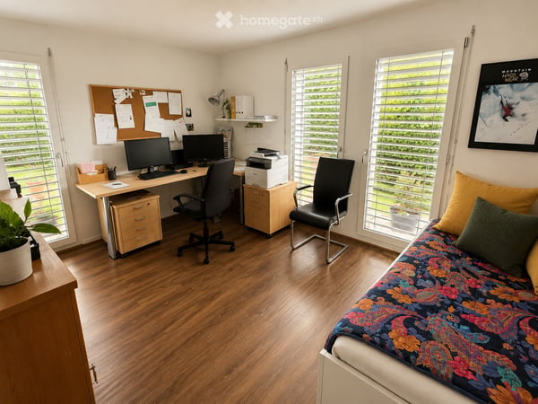 Moderne 3.5-Zimmer-Gartenwohnung mit 2 Tiefgaragenplätzen und optional möbliert 5