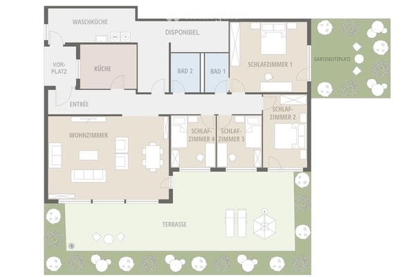 Gepflegtes 5.5-Zimmer-Terrassenhaus mit herrlicher Panoramasicht in Rapperswil-Jona 8