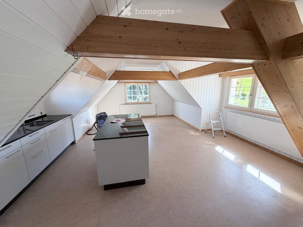 Grosszügige 5-Zimmer-Altbau-Dachwohnung mit Charakter und Naturverbundenheit ab sofort zu vermieten 11