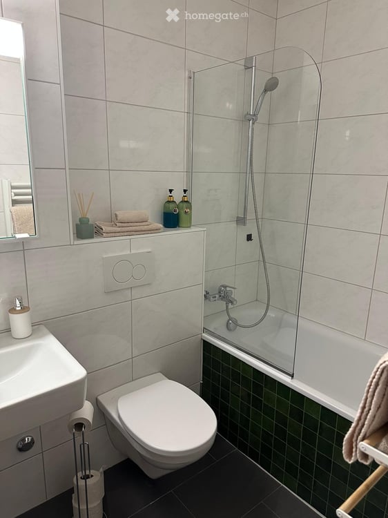 Möblierte, frisch renovierte 1.5-Zimmer-Wohnung mit Balkon an der Kannenfeldstrasse in Basel 4