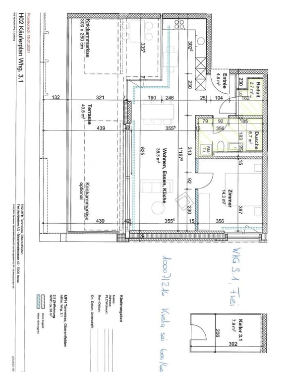 Exklusive 2.5-Zimmer-Attikawohnung 