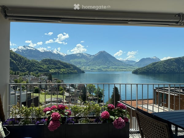 1.5 Zimmer Wohnung mit traumhafter Aussicht auf den Vierwaldstättersee 1